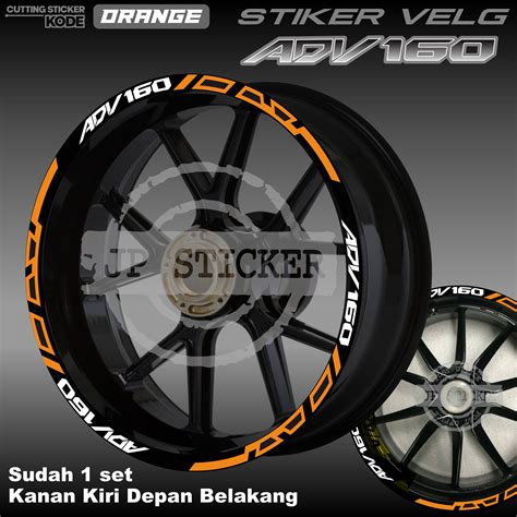 CUTTING STICKER VELG HONDA ADV 160 JP04 Lazada Indonesia