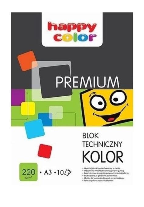 Blok Techniczny Kolor A3 10K Premium HAPPY COLOR GDD