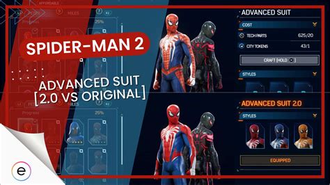 Spider-Man 2: Advanced Suit [2.0 Variant & Colors] - eXputer.com