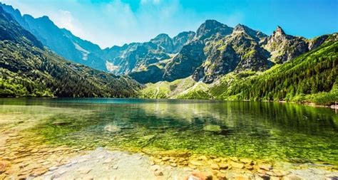 Parque Nacional Tatra En Polonia Famoso Lago De Monta A Morskie Oko O