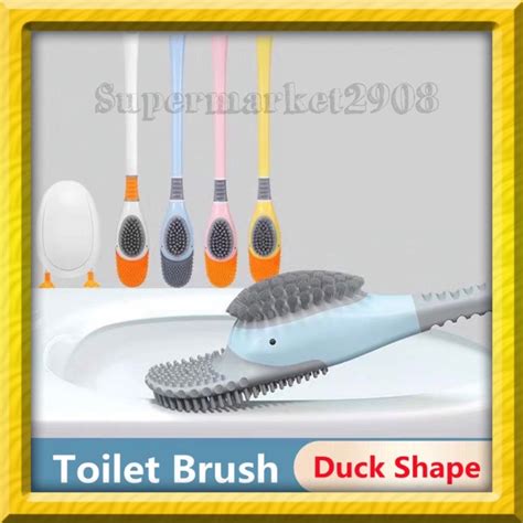 Jual Sikat Toilet WC Silicon Model Bebek Toilet Brush Kloset Brush