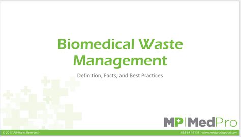 How To Plan For Best Biomedical Waste Management With Ppt 2022