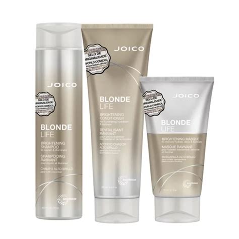 Kit Joico Blonde Life Brightening Home Care 3 Produtos Beleza Na Web