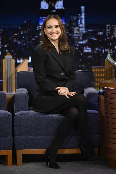 Natalie Portman Goes Pantsless In Nothing But A Plunging Blazer