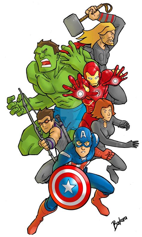 Avengers Cartoon Wallpapers - Top Free Avengers Cartoon Backgrounds ...