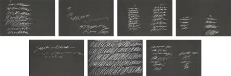 Odi Di Orazio Seven Plates By Cy Twombly On Artnet