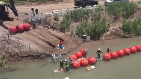 México Envió Notas Diplomáticas Por Boyas Colocadas En El Río Bravo Para Evitar Cruce De