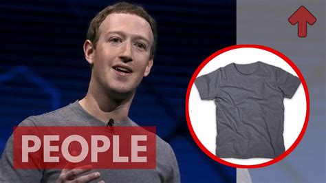 The Story Of Mark Zuckerberg And His Grey T Shirt Youtube