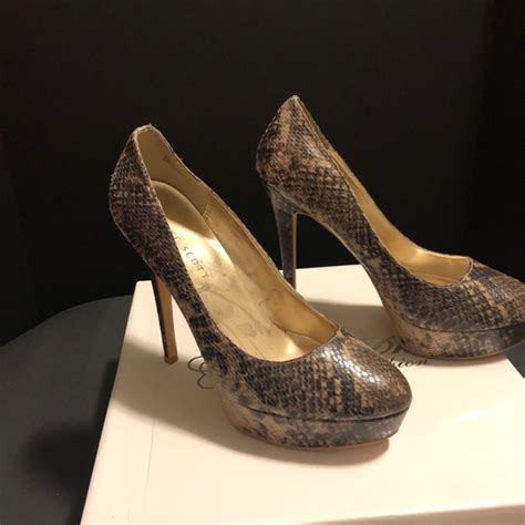 Blake Scott Shoes Blake Scott Faux Snake Skin High Heel Shoes 8m