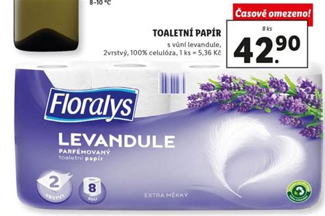 Floralys toaletní papír 8ks nabídka v Lidl