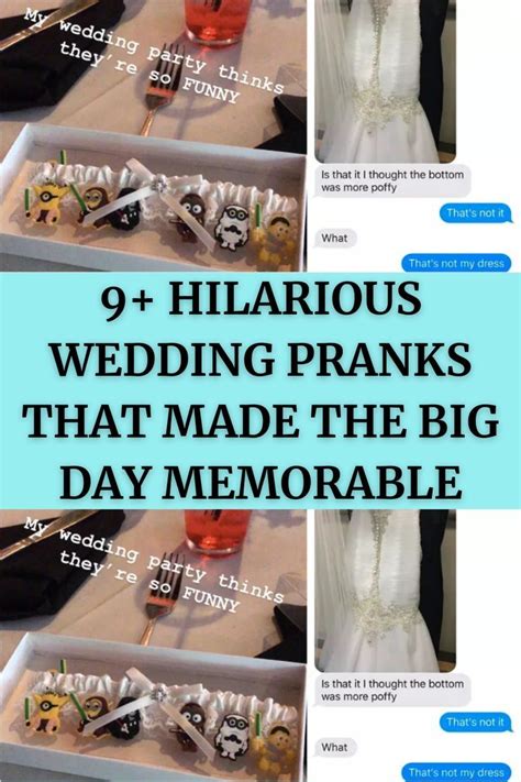 9+ Hilarious Wedding Pranks That Made The Big Day Memorable | How to ...