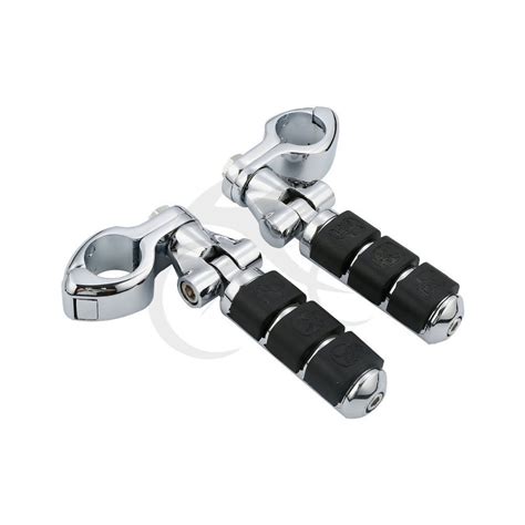 Motorcycle 32mm 1 1 4 Engine Guard Footpeg Clamps Mounting Kits For