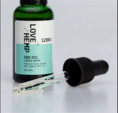 Love Hemp CBD Olaj Cseppek 1200mg Erős 30ml Ízmentes és Narancs