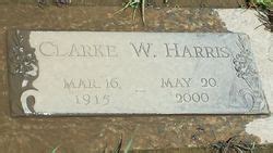 Clarke Wilfred Harris 1915 2000 Mémorial Find a Grave