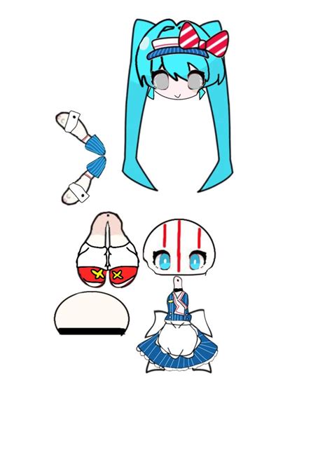 Wasu Art Miku Mesmerizer In 2024 Paper Puppets Paper Doll Template