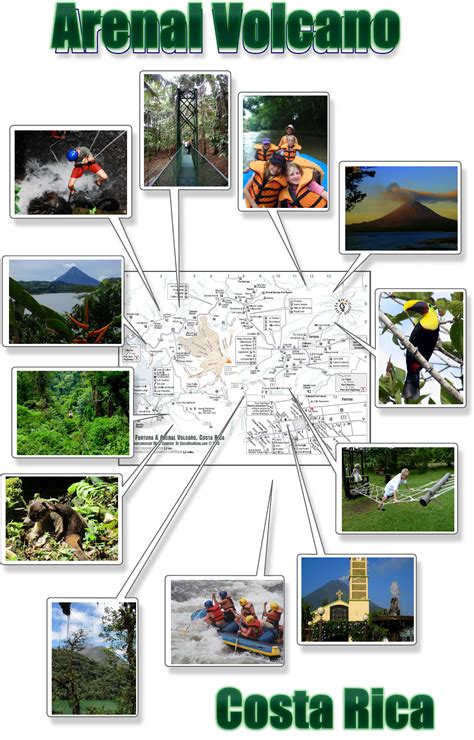 map of costa rica la fortuna