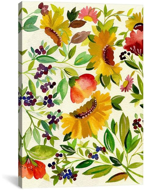 Icanvas Sunflowers By Kim Parker Gallery Wrapped Canvas Print 40