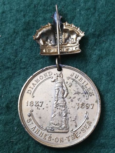 St Anne S On Sea 1837 1897 Queen Victoria Diamond Jubilee Medal EBay