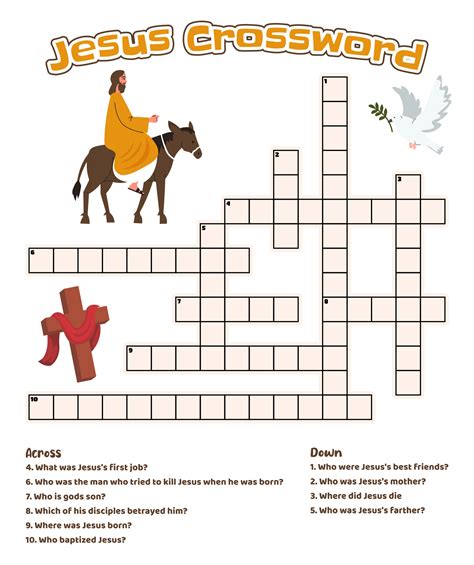 4 Best Free Printable Biblical Crossword Puzzles Pdf For Free At Printablee