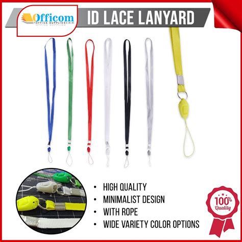 5pcs ID Lace Lanyard Glossy With Rope 1cm Shopee Philippines