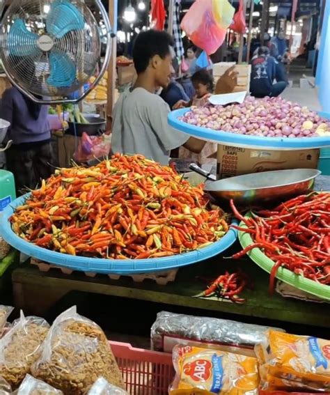 Harga Kebutuhan Pokok Di Pasar Tradisional Fakfak Bervariasi Cabai