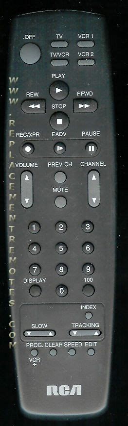 Buy Rca Vr526 210850 Vcr Remote Control