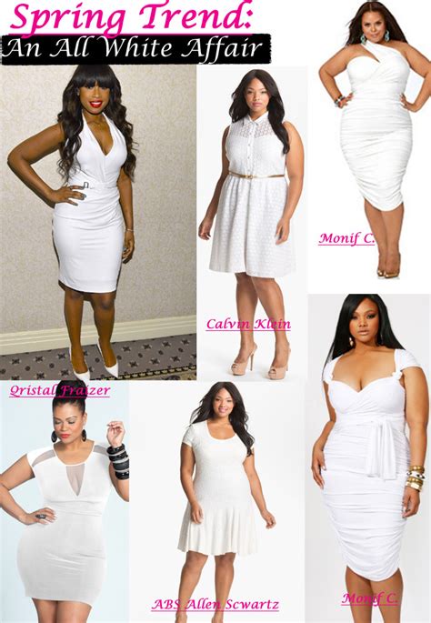 SPRING TRENDS: ALL WHITE PLUS SIZE DRESSES | Stylish Curves