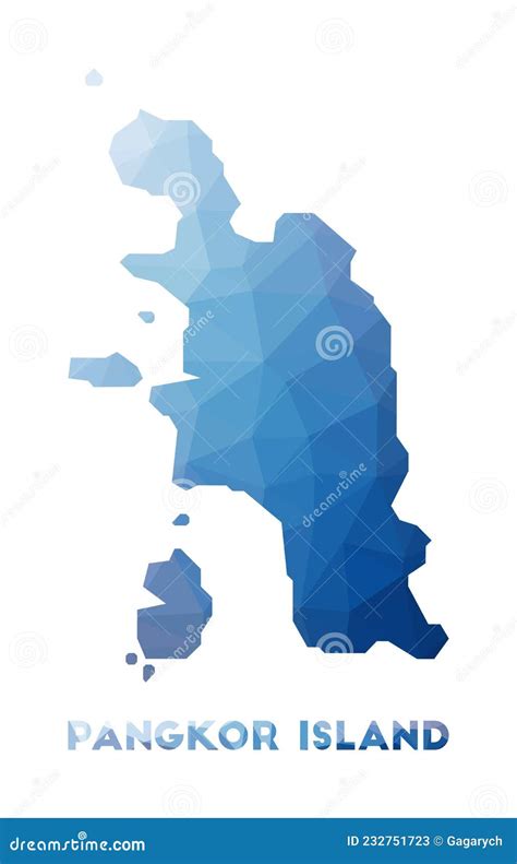 Pangkor Island Distressed Map Vector Illustration CartoonDealer