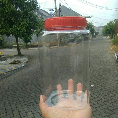 Jual Toples Plastik Cupang 2 Liter Tutup Merah Shopee Indonesia