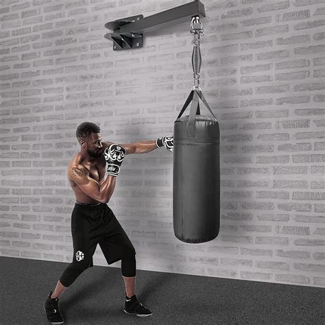 BeneLabel Wall Mount Heavy Bag Hanger, Heavy Duty Punching Bag Stand ...