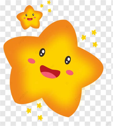 Cute Little Star Cartoon Smile Vector Star Cute Cartoon Png And