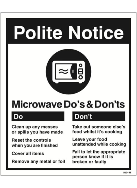 Microwave Do S Don Ts