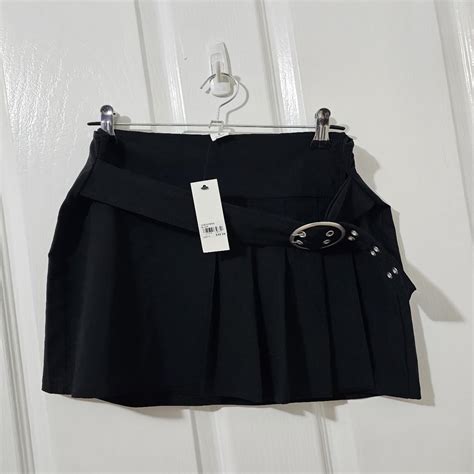 Black Pleated Mini Skirt From Glassons 🖤 Bnwt Depop