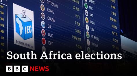 South Africa Anc Vote Collapses In Historic Election Bbc News World News