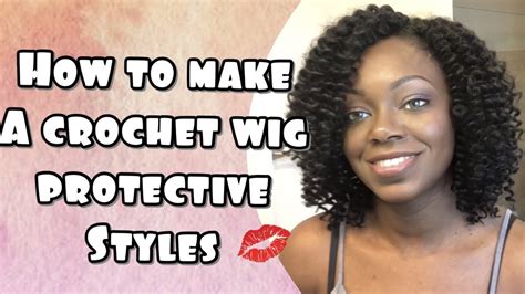 How To Make A Crochet Wig Protective Styles Crochet Wig Relaxedhair Hairhacks Hairtips