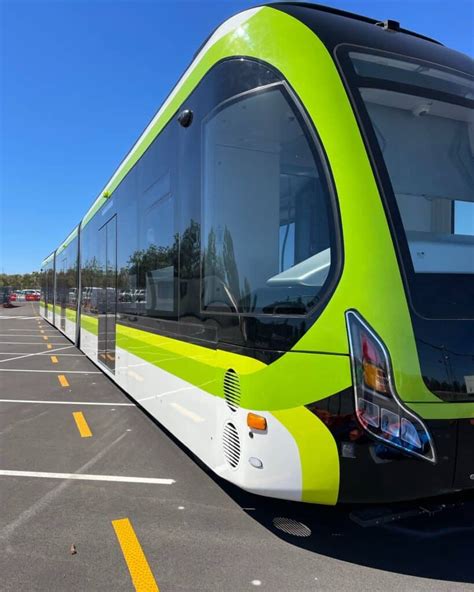 Perth community gets chance to ride trackless tram - Rail Express