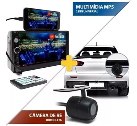 Kit de centro multimedia Mp5 Bluetooth USB espejo y cámara retro