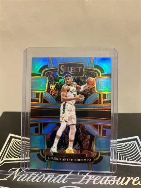 2023 24 Select Giannis Antetokounmpo Concourse Blu Chiaro Prizm 299