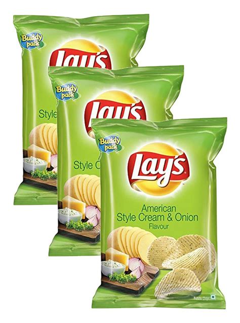 Lays Big Bazaar Combo Potato Chips American Style Cream And Onion