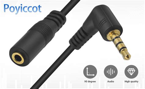 Amazon Poyiccot Coiled 3 5mm Audio Cable 3 5mm Male To Female