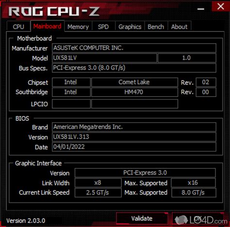 Cpu Z Rog Screenshots