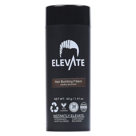 Elevate Hair Fibers For Thinning Hair Dark Brown G Bottle