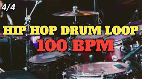 HIP HOP TRAP DRUM LOOP 100 BPM YouTube