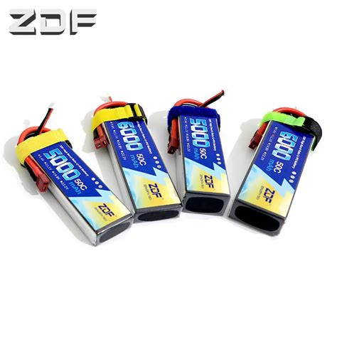 ZDF LiPo Battery 2S 3S 4S 5S 6S 5000mah 6000mah 7 4V 11 1V 14 8V 18 5V