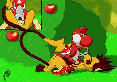 Rule 34 Crossover Furry Gay No Humans Pokemon Raichu Super Mario Bros Yoshi 914701