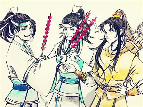 Anime Mo Dao Zu Shi Jin Ling Lan Jingyi Lan Sizhui Hd Wallpaper