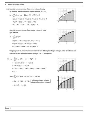 AP Calculus AB Scoring Guide Unit 5 Progress Check MCQ Part B Unit 5