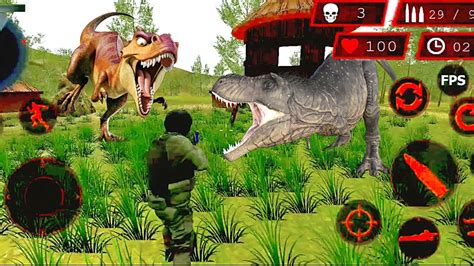 Wild Dinosaur Hunting Gun Games Android Gameplay Dinosaurs Videos