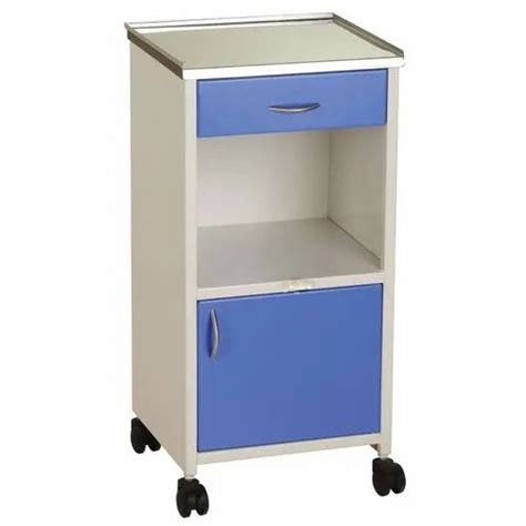 Mild Steel Deluxe Hospital Bedside Locker Polished Size X X