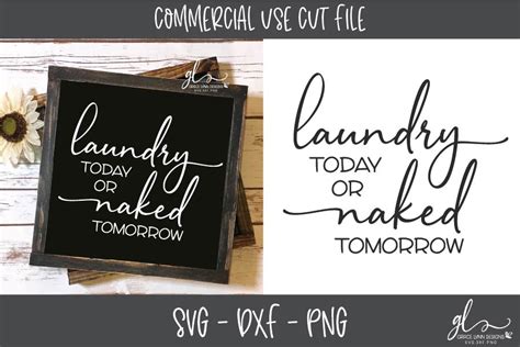 Laundry Today Or Naked Tomorrow Svg Cut File